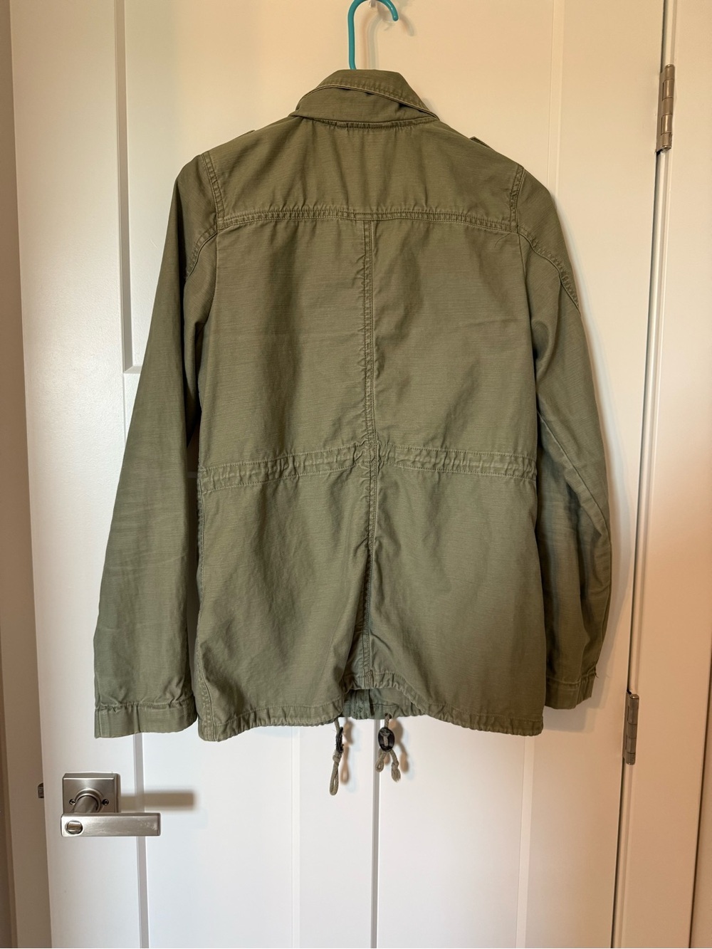H&M Olive Utility Field Jacket with Epaulets - Picture 6 of 6